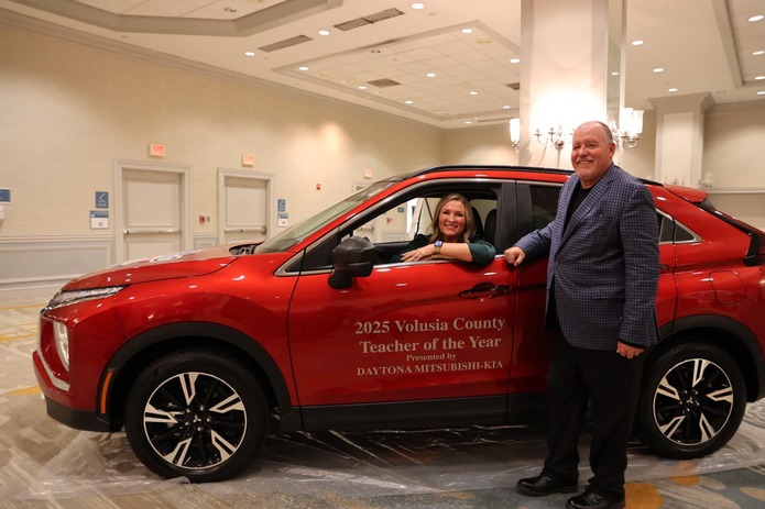 emily fagerstrom with car