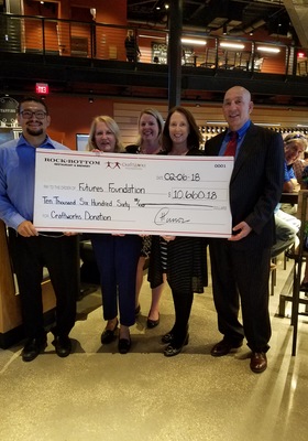 FUTURES Foundation receives $10,660 from CraftWorks Foundation (Rock Bottom)