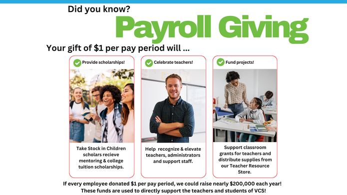 Sign-up today for the Volusia County School FUTURES Payroll Giving!