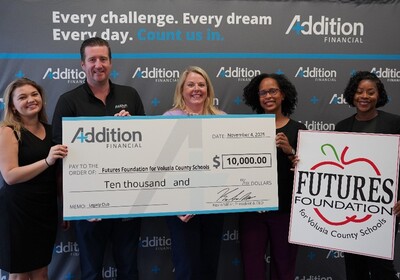 Addition Financial Credit Union Named First Legacy Club Member by FUTURES Foundation for Volusia County Schools
