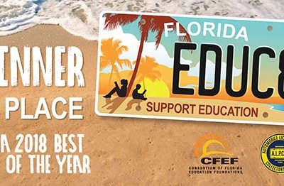 Florida’s Refreshed ‘Support Education’ License Plate Garners International Recognition