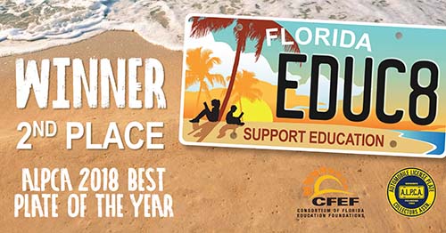 Florida’s Refreshed ‘Support Education’ License Plate Garners International Recognition